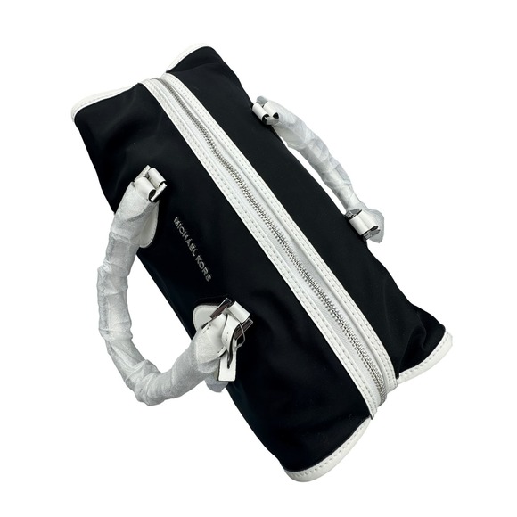 NWT - Michael Kors “MK” - Connie - Black & White LG Duffle Bag - Picture 7 of 7